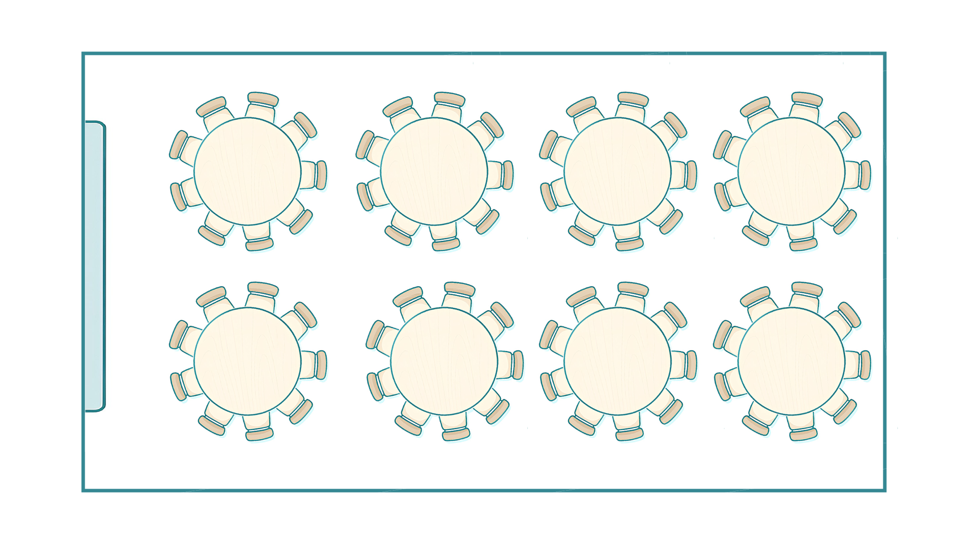 Möbleringsalternativ öar