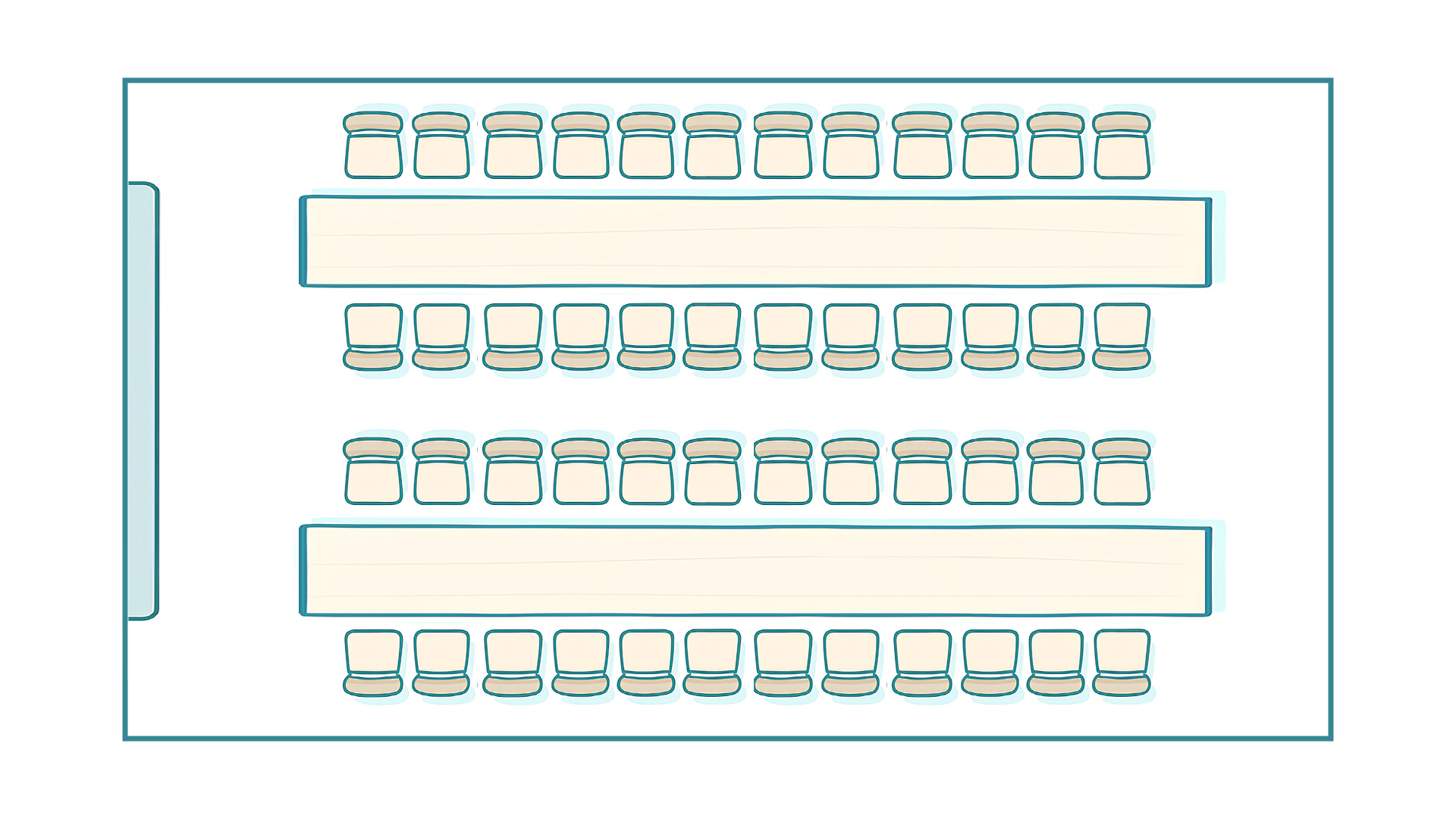 Möbleringsalternativ Bankett