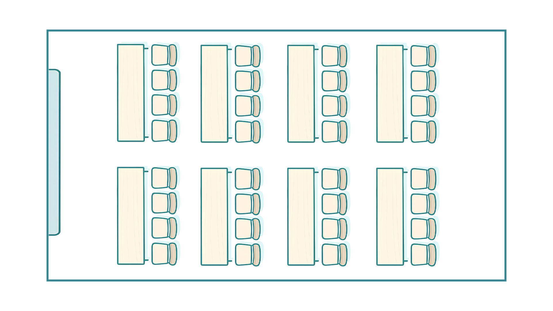 Möbleringsalternativ Konferens
